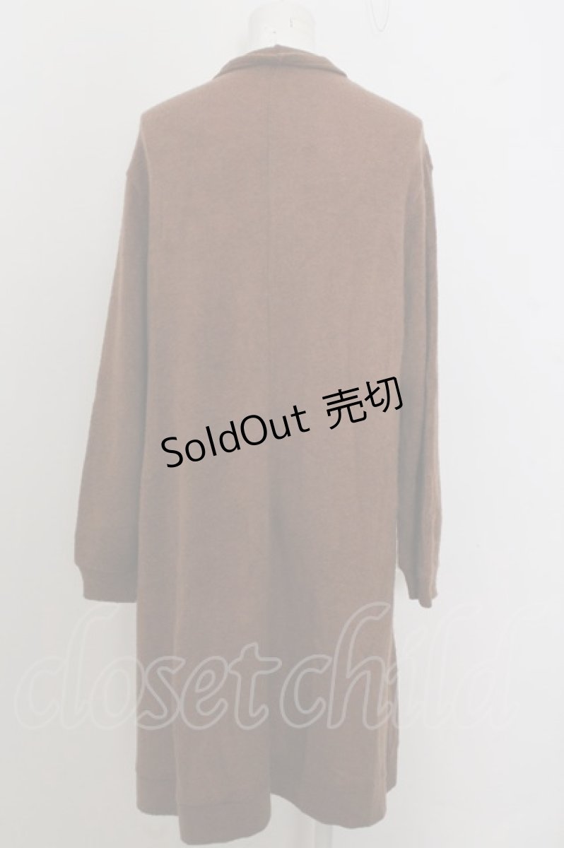 画像3: 【SALE】axes femme / トッパーカーデレイヤードトップス  ブラウン×オフシロ O-23-10-21-123-AX-TO-IG-ZT350 (3)