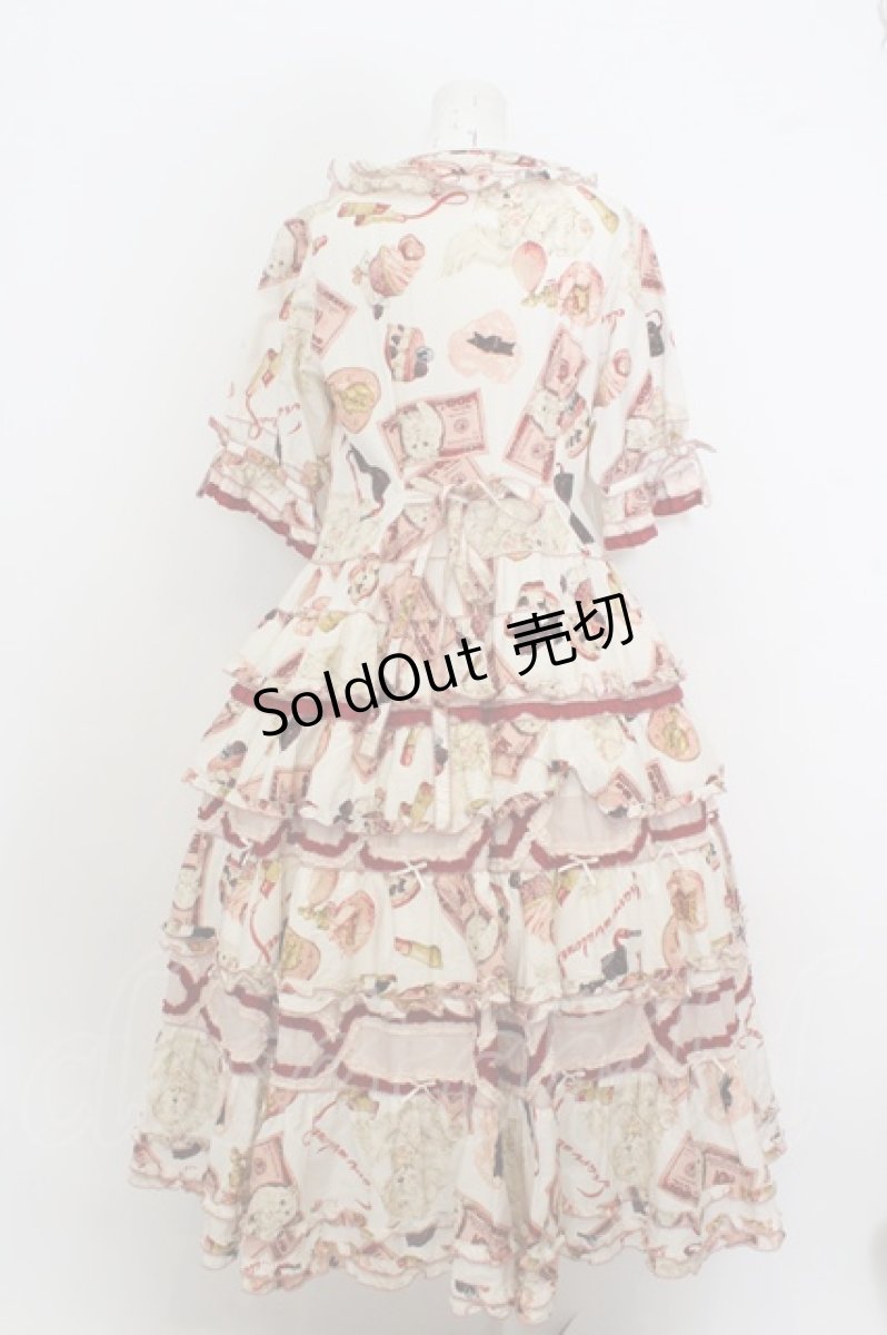 画像4: PINK HOUSE / マテリアルキャットワンピース  アイボリー O-23-10-25-001-LO-OP-YM-OS (4)