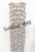 axes femme / ホースptウエストマークワンピース  ブラック×オレンジ系 O-23-10-26-141-AX-OP-IG-ZT311