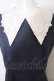 画像2: Maison de FLEUR Petite Robe / 水辺に座るワンピース M ネイビー O-23-10-26-153-LO-OP-YM-ZY (2)