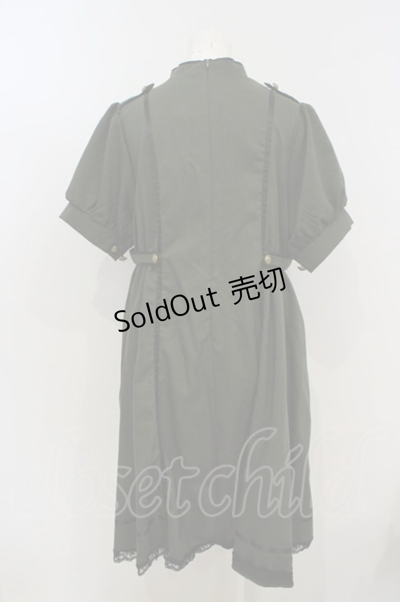 画像2: 【SALE】Favorite / ガーリーミリタリーワンピース  カーキグリーン O-23-10-31-1137-LO-OP-IG-ZT108 (2)