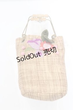 画像1: 【SALE】Jane Marple / デコレーションストローバッグ  ナチュラル O-23-10-31-069-JM-BG-YM-ZT273