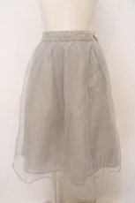画像1: 【SALE】an another angelus / ドビードットチュールスカート  ブルーグレー O-23-11-12-117-CA-SK-IG-ZT319 (1)