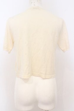 画像2: axes femme / チュール刺繍ロングシャツ M キナリ O-23-11-12-015-AX-BL-OW-ZT91
