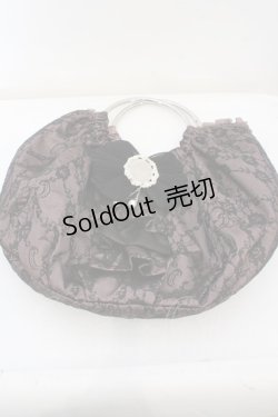 画像1: axes femme / 総レースブローチ付きバッグ  クロ O-23-11-15-077-AX-BG-IG-ZT308
