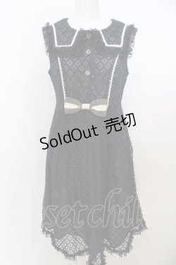 画像1: 【SALE】Emily Temple cute / マリーナレースワンピース  ネイビー O-23-11-17-020-ET-OP-IG-ZT109