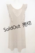 axes femme / モチーフレース付ジャンドレ M キナリ O-23-11-18-057-AX-OP-OW-ZT309