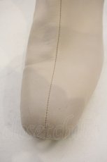 画像3: 【SALE】Maison de FLEUR / リボンショートブーツ L ライトベージュ O-23-11-19-105-LO-OP-OW-ZT346 (3)
