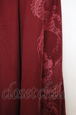 画像2: 【SALE】Qutie Frash / ハイウエストワイドパンツ  レッド O-23-11-22-068-QU-PA-IG-ZT339 (2)