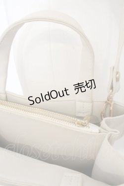 画像3: evelyn / スクエアショルダーミニバッグ  アイボリー O-23-11-26-114-LO-BG-IG-ZT346