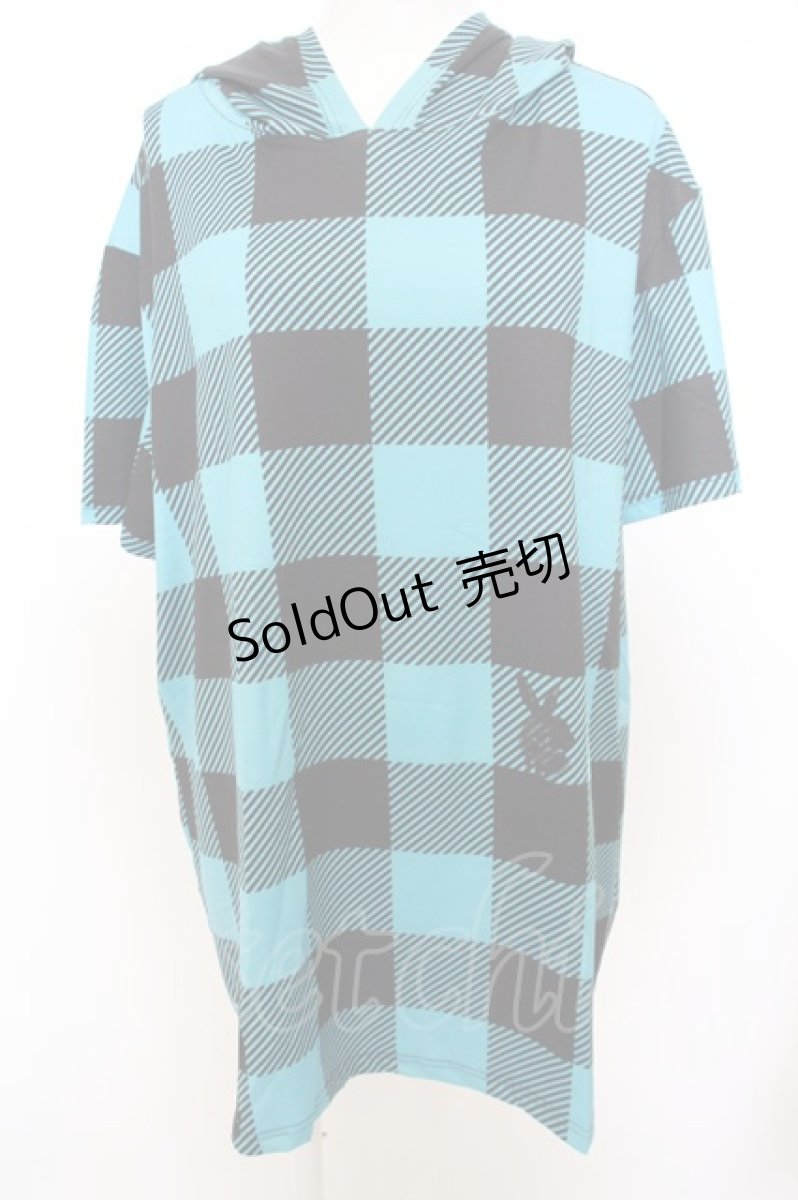 画像1: 【SALE】NieR CLOTHING / TURQUOISE BLUE ZIP OUTER 【BACK RABBIT】  ターコイズ×ブラック O-23-11-27-007-PU-TO-IG-ZT338 (1)