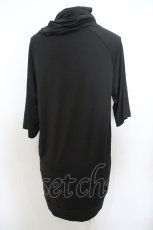 画像2: 【SALE】NieR CLOTHING / フェイスカバー付き半袖トップス  ブラック O-23-11-27-013-PU-TO-IG-ZT338 (2)