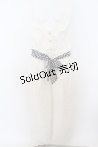 axes femme POETIQUE / ストライプオールインワン  オフシロ O-23-11-29-102-AX-OP-IG-ZT303