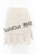 【SALE】LODISPOTTO / 格子チェックスカート  ベージュ O-23-11-29-004-LO-SK-IG-ZT342