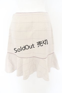 画像2: 【SALE】LODISPOTTO / 格子チェックスカート  ベージュ O-23-11-29-004-LO-SK-IG-ZT342