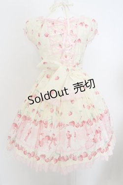 画像4: Angelic Pretty / Cherry Berry Bunnyワンピース  イエロー O-23-11-30-101-AP-OP-OW-OS