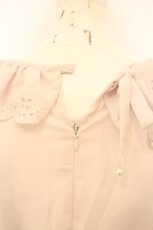 画像2: 【SALE】LODISPOTTO / レーザーカットスカラップワンピース  ピンク O-23-12-06-054-LO-OP-IG-ZT343 (2)