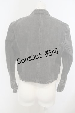 画像3: Jane Marple Dans Le Salon / デニムナポレオンジャケット M グレー O-23-12-06-095-JM-JA-IG-ZT344
