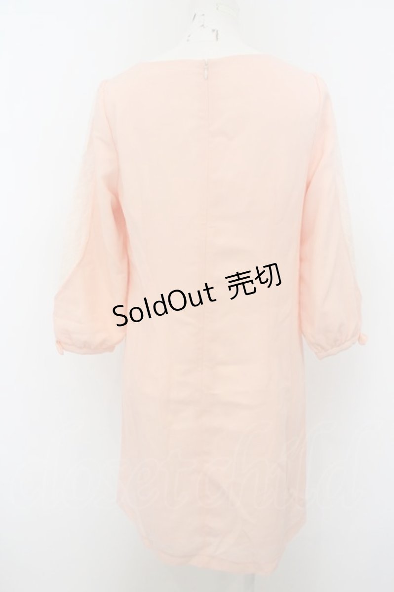 画像3: 【SALE】LODISPOTTO / レーススリーブフラワーワンピース  ピンク O-23-12-06-021-LO-OP-IG-ZT343 (3)