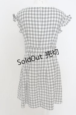 画像2: 【SALE】LODISPOTTO / ウエストレース使いギンガムチェックワンピース M クロ×シロ O-23-12-07-134-LO-SK-OW-ZT344