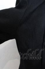 画像2: ATELIER BOZ / メンズマリオンフードロングコート  ブラック O-23-12-15-049-EL-CO-IG-OS (2)