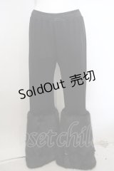 Qutie Frash / アメＱ×KIST札幌限定 ファーパンツ  ブラック O-23-12-18-062-QU-PA-IG-ZT116