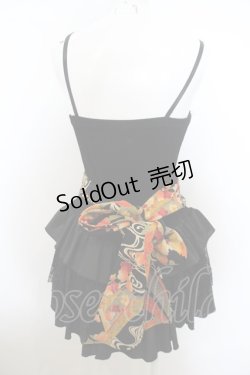 画像2: Qutie Frash / ちりめんベビードール  ブラック O-23-12-18-125-QU-OP-YM-ZI