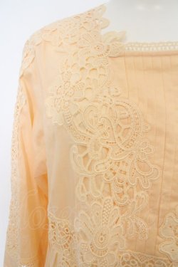 画像2: Jane Marple Dans Le Saｌon / Flower lei yoke dress M ライトオレンジ O-23-12-21-071-JM-OP-IG-OS