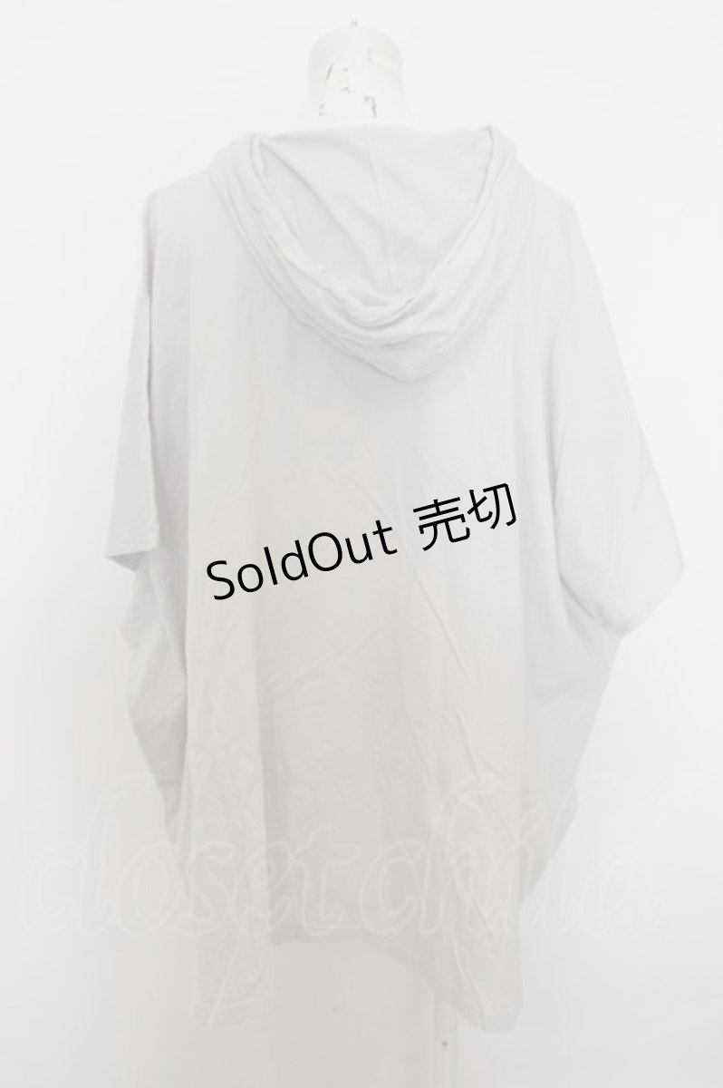 画像3: 【SALE】MILKBOY / スクエアカットフーディ  ライトグレー O-23-12-21-096-MB-TO-IG-ZT354 (3)