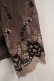 画像2: axes femme / 袖刺繍シフォンプルオーバー M ブラウン O-23-12-22-092-AX-TO-OW-ZT354 (2)
