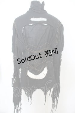 画像7: alice auaa / 縫合ブラウス 2 ブラック O-23-12-25-018-AA-BL-OW-ZS