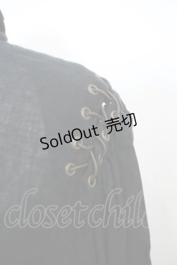 画像4: alice auaa / 縫合ブラウス 2 ブラック O-23-12-25-019-AA-BL-OW-OS