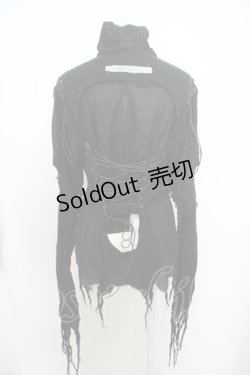 画像6: alice auaa / 縫合ブラウス 2 ブラック O-23-12-25-019-AA-BL-OW-OS