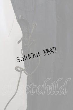 画像3: alice auaa / 縫合ワンピース  ブラック O-23-12-25-023-AA-OP-OW-OS