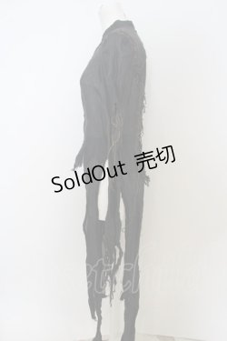 画像6: alice auaa / 縫合ワンピース  ブラック O-23-12-25-023-AA-OP-OW-OS