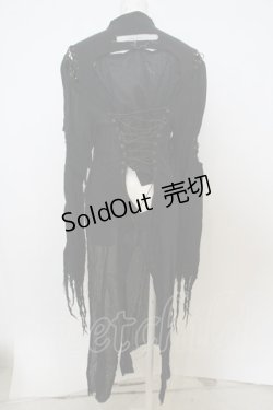 画像6: alice auaa / 縫合ワンピース 1 ブラック O-23-12-25-024-AA-OP-OW-ZS