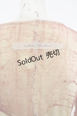 画像5: alice auaa / NetロングスリーブC/S  生成り×レッド O-23-12-25-026-AA-TO-IG-ZS