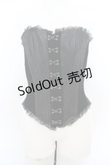 alice auaa / パイソン切替コルセット 3 ブラック O-23-12-25-008-AA-TO-OW-ZS