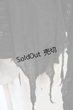 画像3: alice auaa / 縫合ブラウス 2 ブラック O-23-12-25-018-AA-BL-OW-ZS