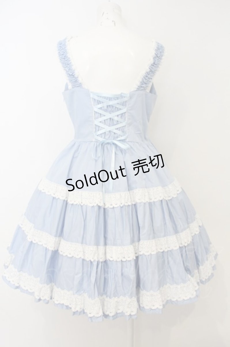 画像4: BABY,THE STARS SHINE BRIGHT / ミルフィーユジャンパースカート  サックス O-23-12-27-097-BA-OP-YM-OS (4)