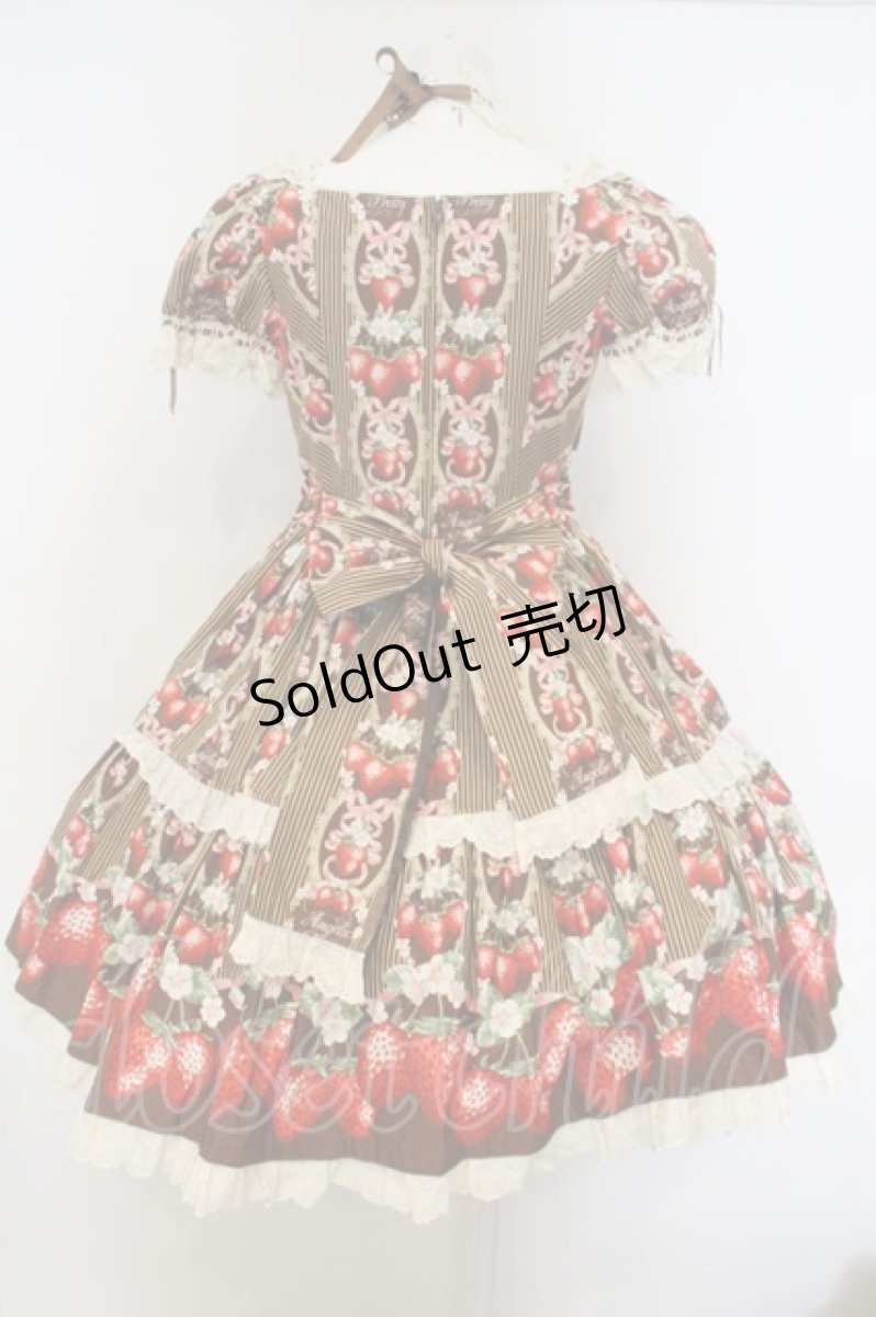 画像4: Angelic Pretty / Berry Gardenティアードワンピース  ブラウン O-23-12-27-101-AP-OP-YM-OS (4)