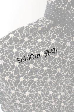 画像2: 【SALE】Jane Marple / フラワードットレースのサンドレス M クロ O-23-12-28-056-JM-OP-OW-ZT369