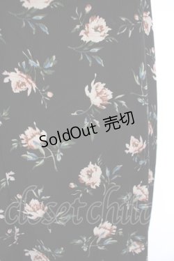 画像2: 【SALE】axes femme / ローズptキャミワンピース  クロ O-23-12-28-144-AX-OP-IG-ZT371