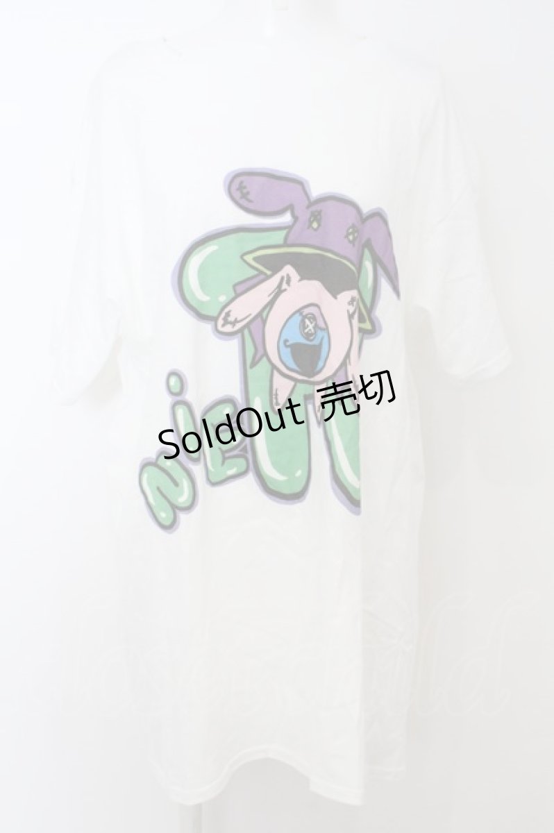 画像1: 【SALE】NieR CLOTHING / 着ぐるみONE君 Tシャツ XL ホワイト O-23-12-28-020-PU-PA-IG-ZT368 (1)