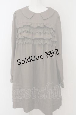 画像1: 【SALE】Jane Marple /シャンタンワンピース - ブラウン O-23-12-28-034-JM-OP-IG-ZT378