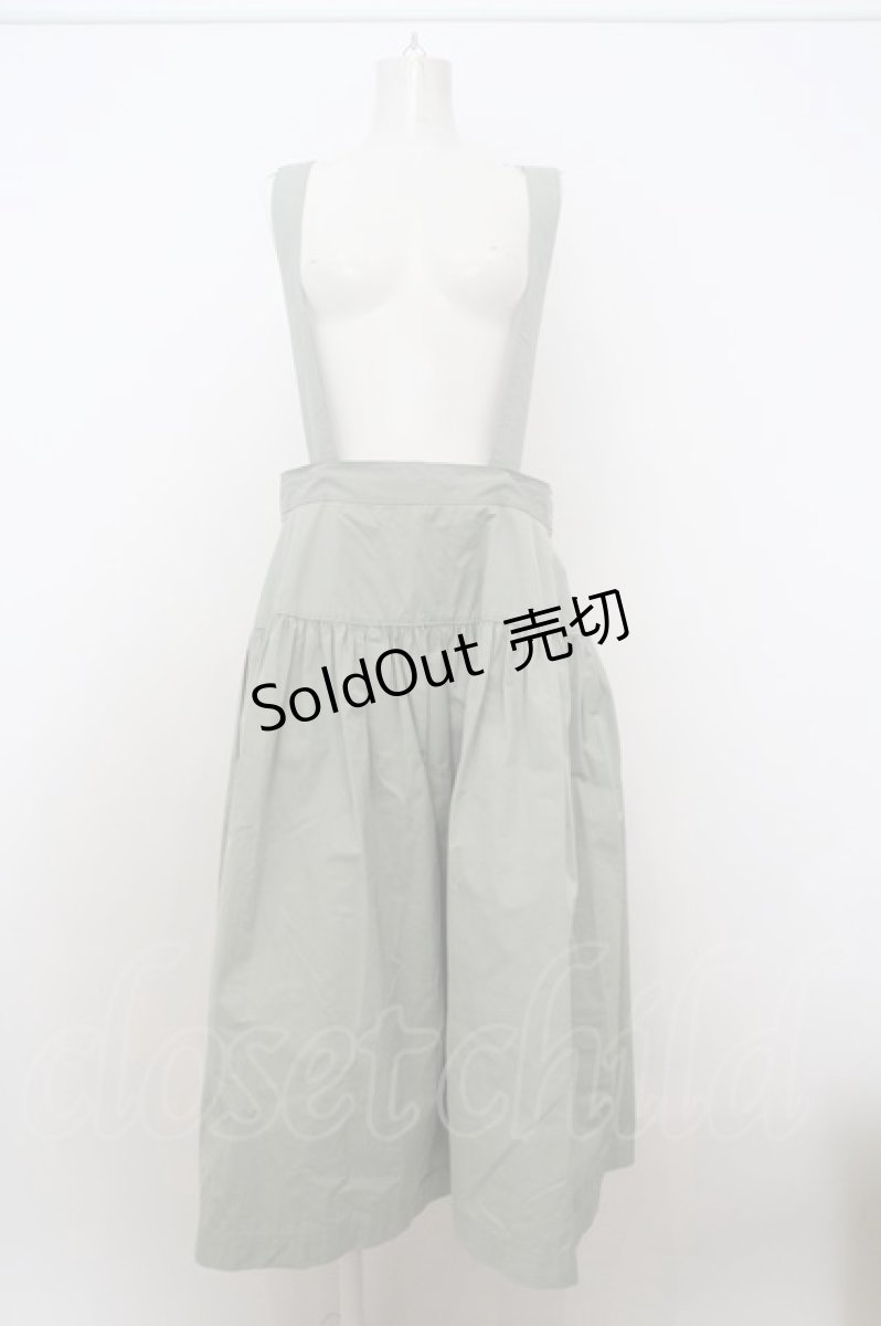 画像1: 【SALE】Jane Marple /Vintage Burberryサスペンダースカート  ミント O-23-12-28-036-JM-SK-IG-ZT377 (1)