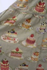 画像2: 【SALE】Jane Marple /Anniversary cakesフラッフィードレス - ミントグレイ O-23-12-29-001-JM-OP-IG-ZT377 (2)
