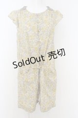 Jane Marple /小花柄オールインワン - イエロー O-23-12-29-009-JM-OP-IG-ZT378