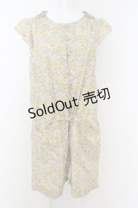 Jane Marple /小花柄オールインワン - イエロー O-23-12-29-009-JM-OP-IG-ZT378