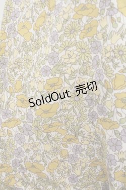 画像2: Jane Marple /小花柄オールインワン - イエロー O-23-12-29-009-JM-OP-IG-ZT378